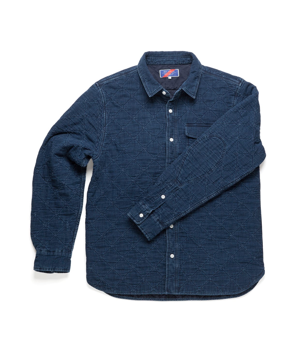 Quilted Indigo Overshirt Tops Best Made Company Archive