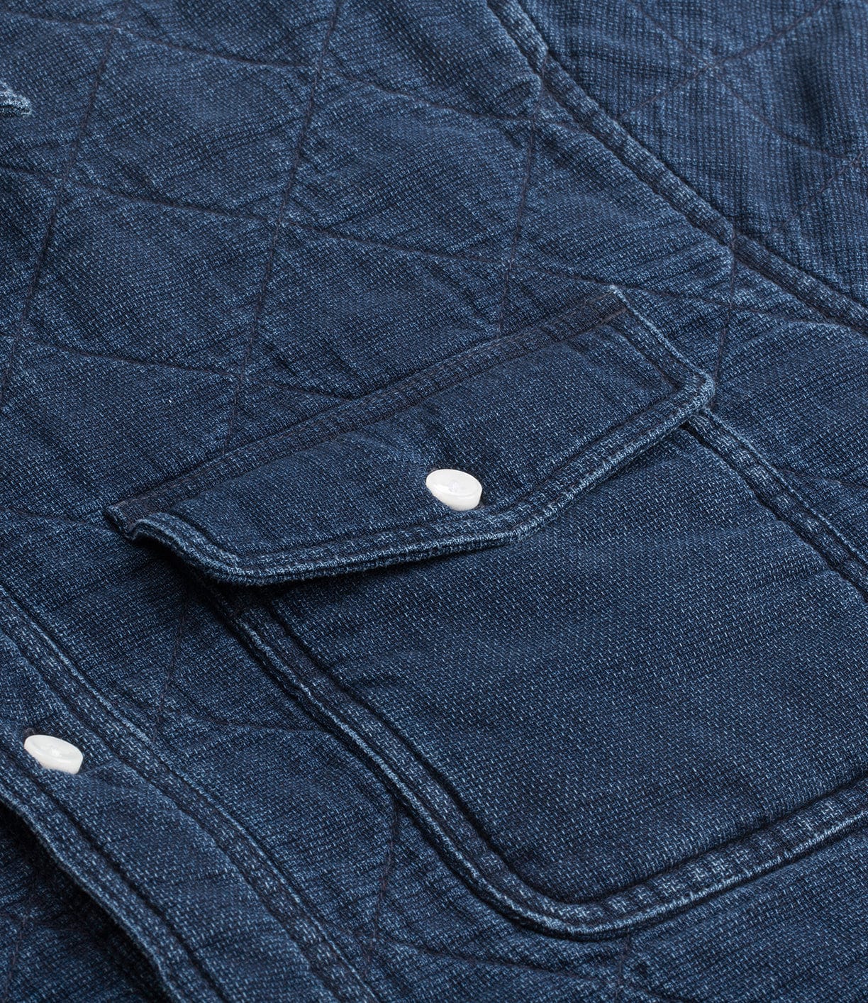 Quilted Indigo Overshirt Tops Best Made Company Archive